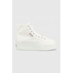 Superga tenisi femei, culoarea alb