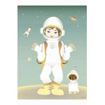 Vissevasse Poster The Astronaut 30x40 cm