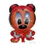 Balon folie Engros, model disney, 55 x 43 cm + bat cu rozeta ​