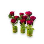 Flori tranadfir rosu buchet 25 cm