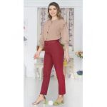 Pantaloni en-gross, office cu curea, en-gross