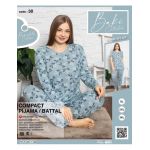 Pijamale Dama Battal Compact Penye Baki 30 Engros