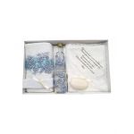 Trusou botez elegant dantela bleu, en-gros