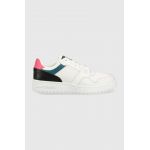 Tommy Jeans sneakers Mix Basket culoarea alb