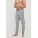 BOSS pantaloni de pijama bărbați, culoarea gri, cu imprimeu 50469538