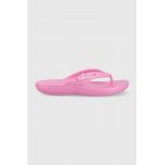 Crocs șlapi CLASSIC 207713 femei, culoarea violet, cu toc plat 207713.6SW-TAFFY.PINK