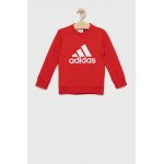 adidas Performance bluza copii culoarea rosu, cu imprimeu