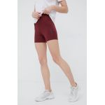 adidas TERREX pantaloni scurti sport Multi femei, culoarea bordo, neted, high waist