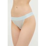 Dkny chiloti culoarea turcoaz, transparent