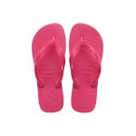Havaianas slapi Top femei, culoarea roz, cu toc plat