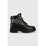 MICHAEL Michael Kors bocanci Turner femei, culoarea negru, cu platforma