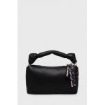 Karl Lagerfeld poseta de piele culoarea negru