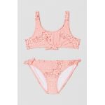OVS costum de baie pentru copii din două piese culoarea roz