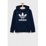 adidas Originals bluza copii culoarea albastru marin, cu imprimeu