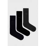 BOSS șosete (3-pack) bărbați, culoarea negru 50469839
