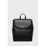 Dkny ghiozdan de piele femei, culoarea negru, mic, neted