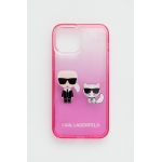 Karl Lagerfeld Husa pentru telefon Iphone 13 Mini 5,4'' culoarea roz