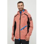 adidas TERREX geaca outdoor Utilitas culoarea portocaliu, de tranzitie