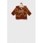 GAP bluza copii culoarea maro, cu imprimeu