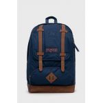 Jansport rucsac culoarea albastru marin, mare, neted