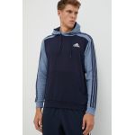 adidas bluza barbati, culoarea albastru marin, neted