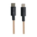 Design Letters Cablu de incarcare USB-C Lightning 1 m