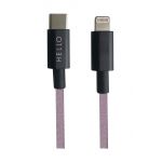 Design Letters Cablu de incarcare USB-C Lightning 1m