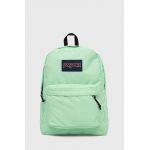 Jansport rucsac culoarea verde, mare, neted