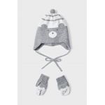 Mayoral Newborn compleu bebe culoarea gri