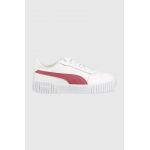 Puma sneakers Carina 2.0 culoarea alb 385849