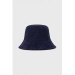 Sisley palarie din bumbac culoarea albastru marin, bumbac