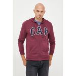 GAP bluza barbati, culoarea violet, cu imprimeu
