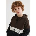 Mayoral bluza copii culoarea maro, cu imprimeu