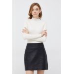 Pepe Jeans fusta culoarea negru, mini, drept
