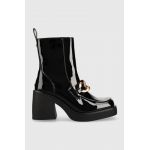 Steve Madden botine Blooms femei, culoarea negru, cu toc drept