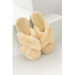 Answear Lab papuci de casa culoarea bej