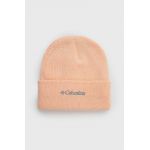 Columbia caciula copii culoarea portocaliu, din tricot gros