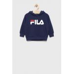 Fila bluza copii culoarea albastru marin, neted
