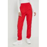 Fila pantaloni de trening femei, culoarea rosu, modelator