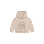Michael Kors bluza copii culoarea bej, cu imprimeu