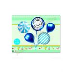 Balon botez baiat 45 cm - folie aluminiu Engros