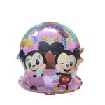 Balon folie Engros, model disney, 40x45cm + bat cu rozeta ​