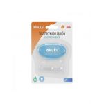 Periuta de dinti degetar din silicon Akuku, in cutie albastra Engros
