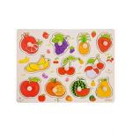 Puzzle din lemn forme Fructe Engros, Akuku