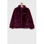 Columbia bluza copii culoarea violet, neted
