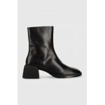 Vagabond Shoemakers cizme de piele Ansie femei, culoarea negru, cu toc drept