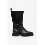 Vagabond Shoemakers cizme de piele Jillian femei, culoarea negru, cu toc plat
