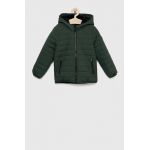 Abercrombie & Fitch geaca copii culoarea verde