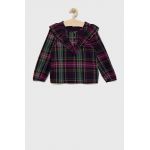 GAP bluza de bumbac pentru copii in carouri