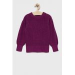 GAP pulover de bumbac pentru copii culoarea violet, light